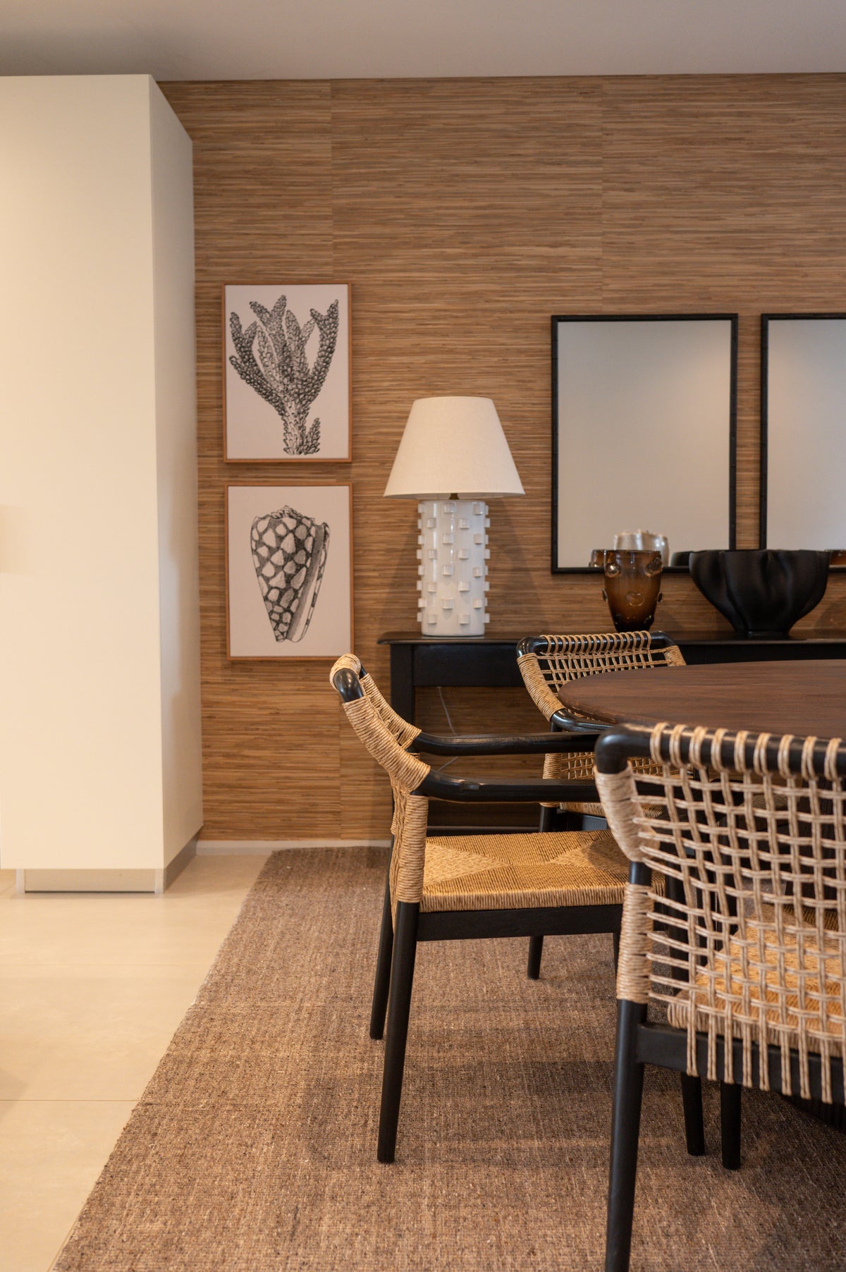 Faux Bamboo Frame Mirrors