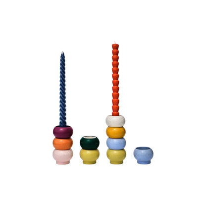 Retro Stackable Candlesticks