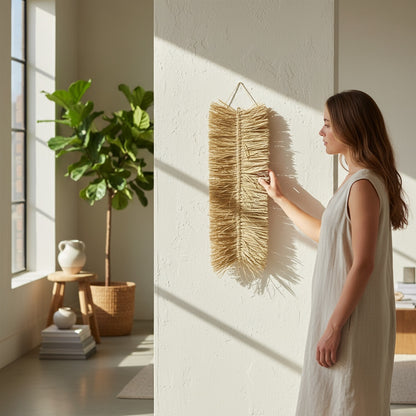Raffia Hanging Wall Decor