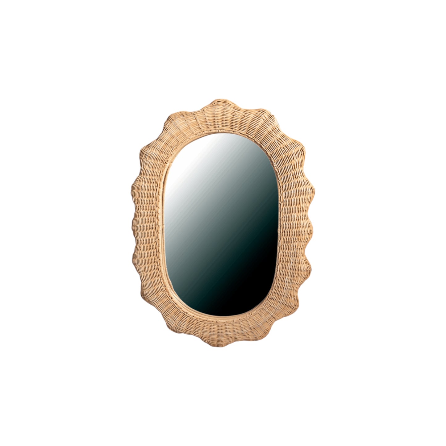 Oval Wave Mirror