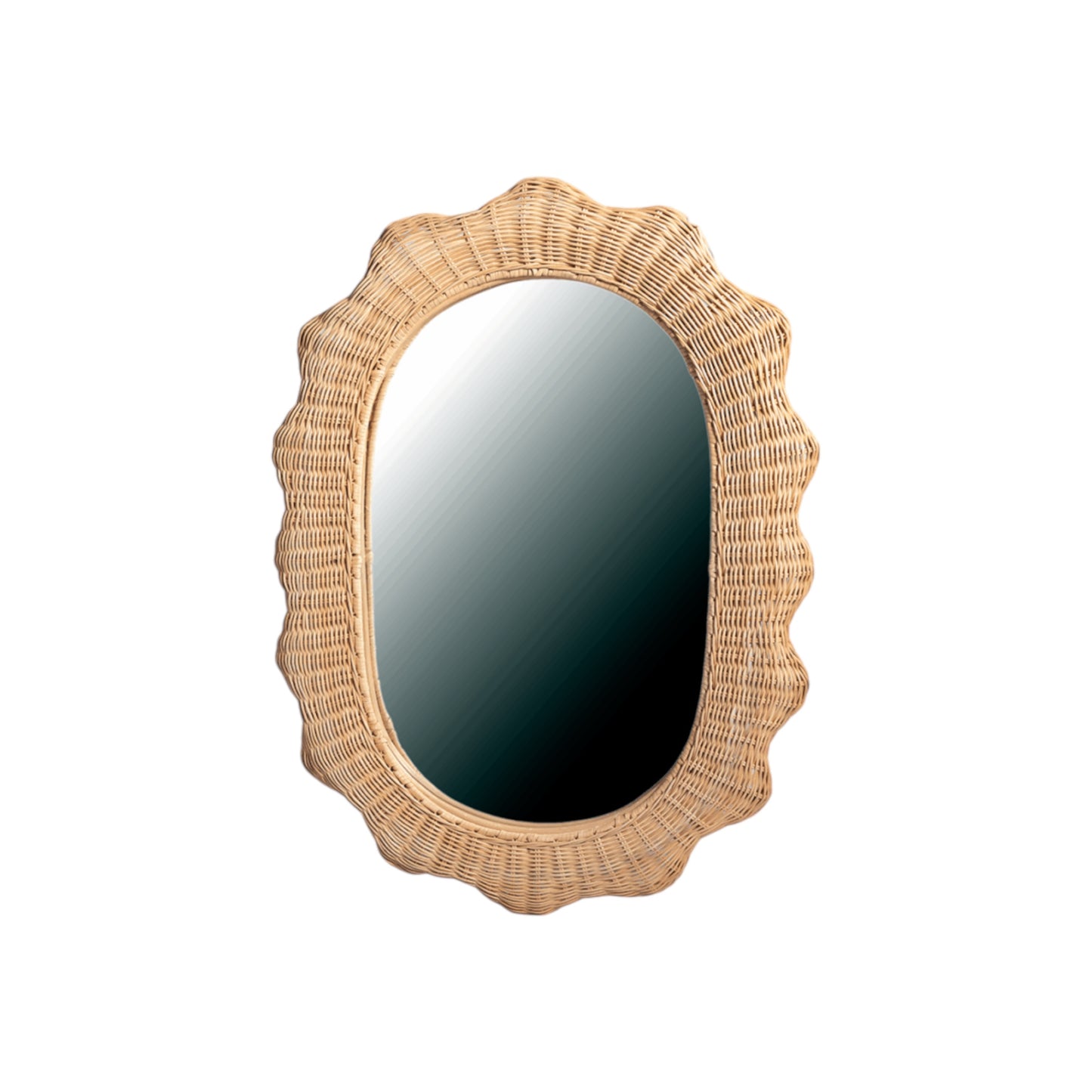 Oval Wave Mirror