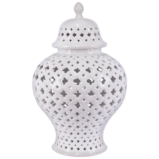 White Ginger Jar