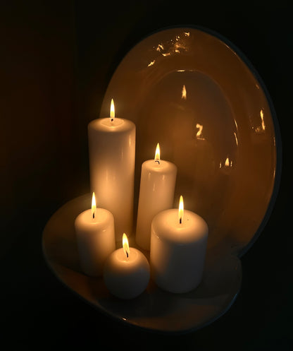 Handmade Clay Candle Wall Sconces