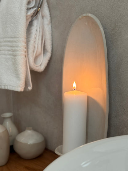 Handmade Clay Candle Wall Sconces