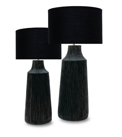 Black Bark Lamps