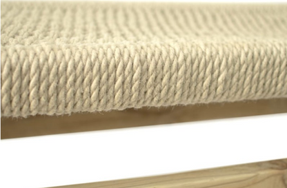 Rustic Rope Bench