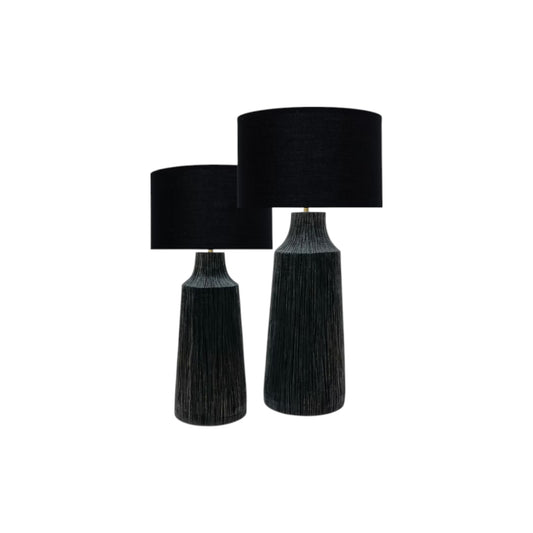Black Bark Lamps