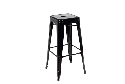 TOLIX BAR STOOL - BLACK