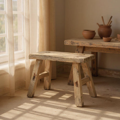 Antique Milk Stool