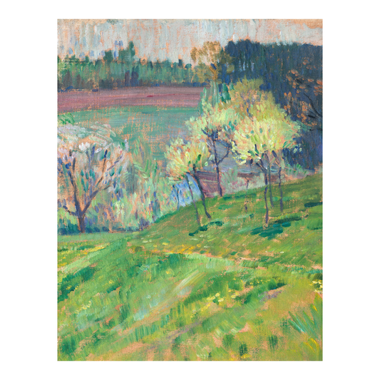 Framed Canvas Print ~ Blooming Orchard