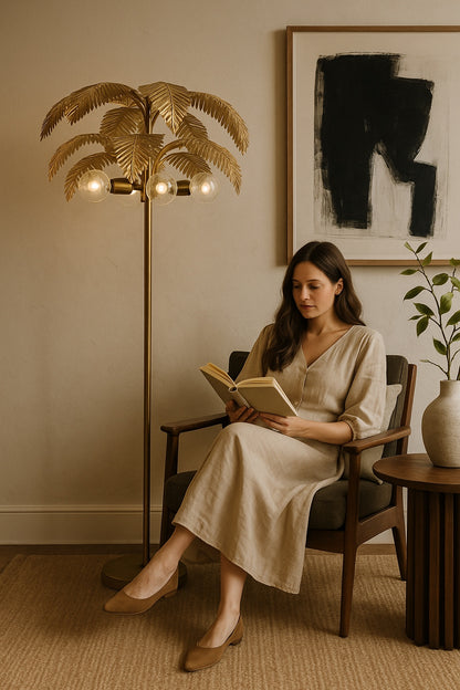 Palm Floor Lamp