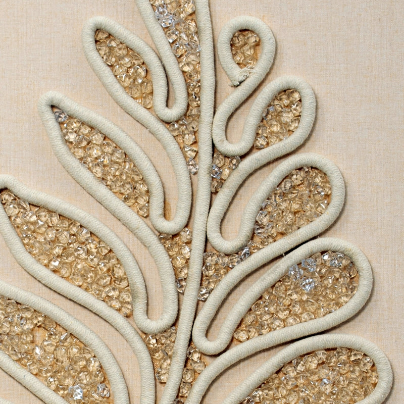 Organic Leaf - Textural Art