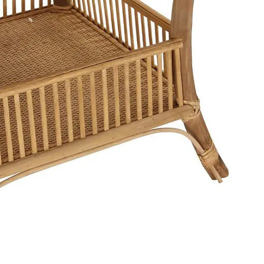 Square Rattan Side Table