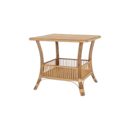 Square Rattan Side Table