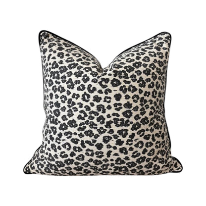 Black Leopard Print Scatter
