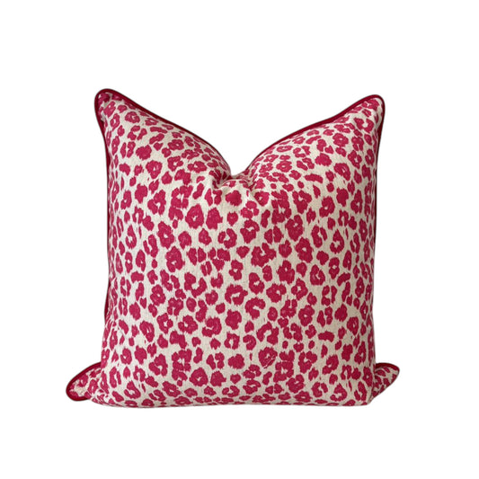 Pink Leopard Print Scatter