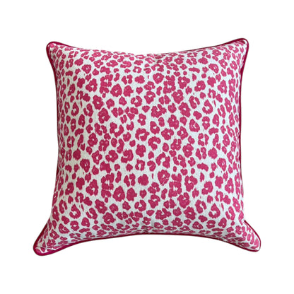 Pink Leopard Print Scatter