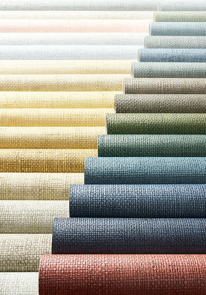Bank Vinyl Raffia Wallpaper
