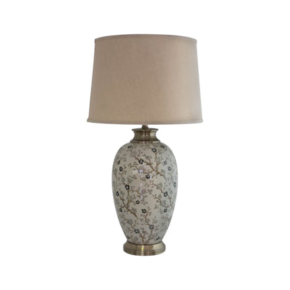 Cherry Blossom Ceramic Lamp