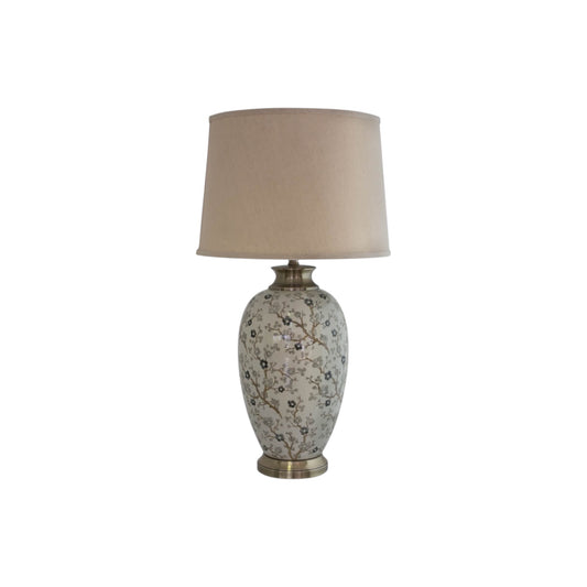 Cherry Blossom Ceramic Lamp