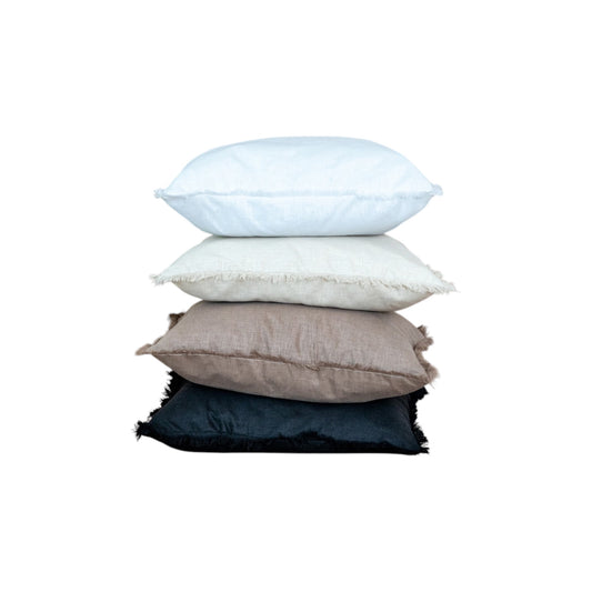 Frayed Linen Scatters