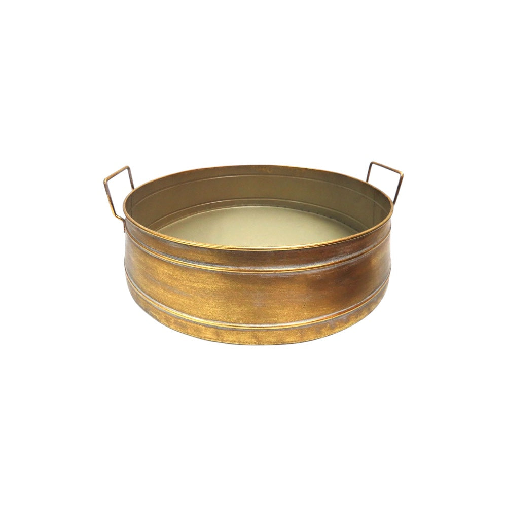 Large Antique Gold Pot