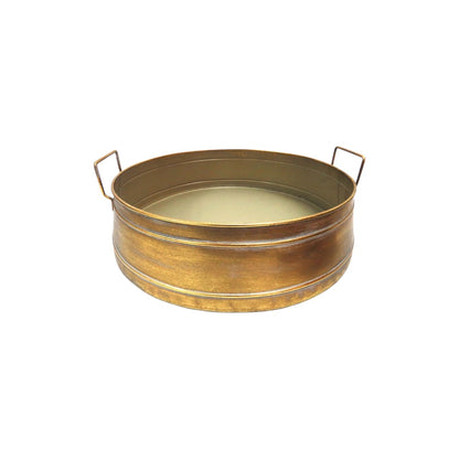 Large Antique Gold Pot