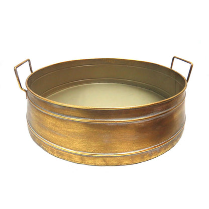 Large Antique Gold Pot