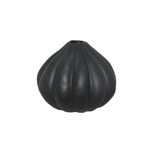 Small Black Urchin Vase