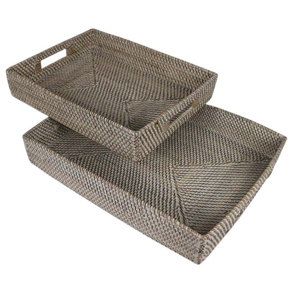 Rectangle Basket Trays - set of 2