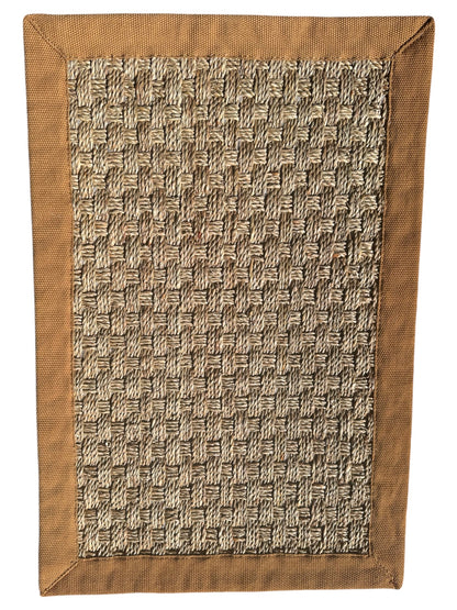 Esque Check Weave Seagrass Rug