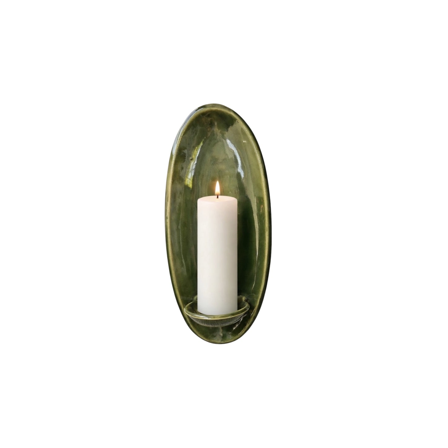 Handmade Clay Candle Wall Sconces