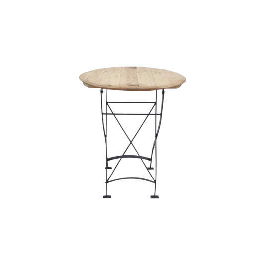 Fold up Round Wine Barrel Table