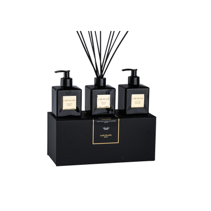 Black Gold Luxury Liquid Soap, Lotion & Fragrance Diffuser Collection