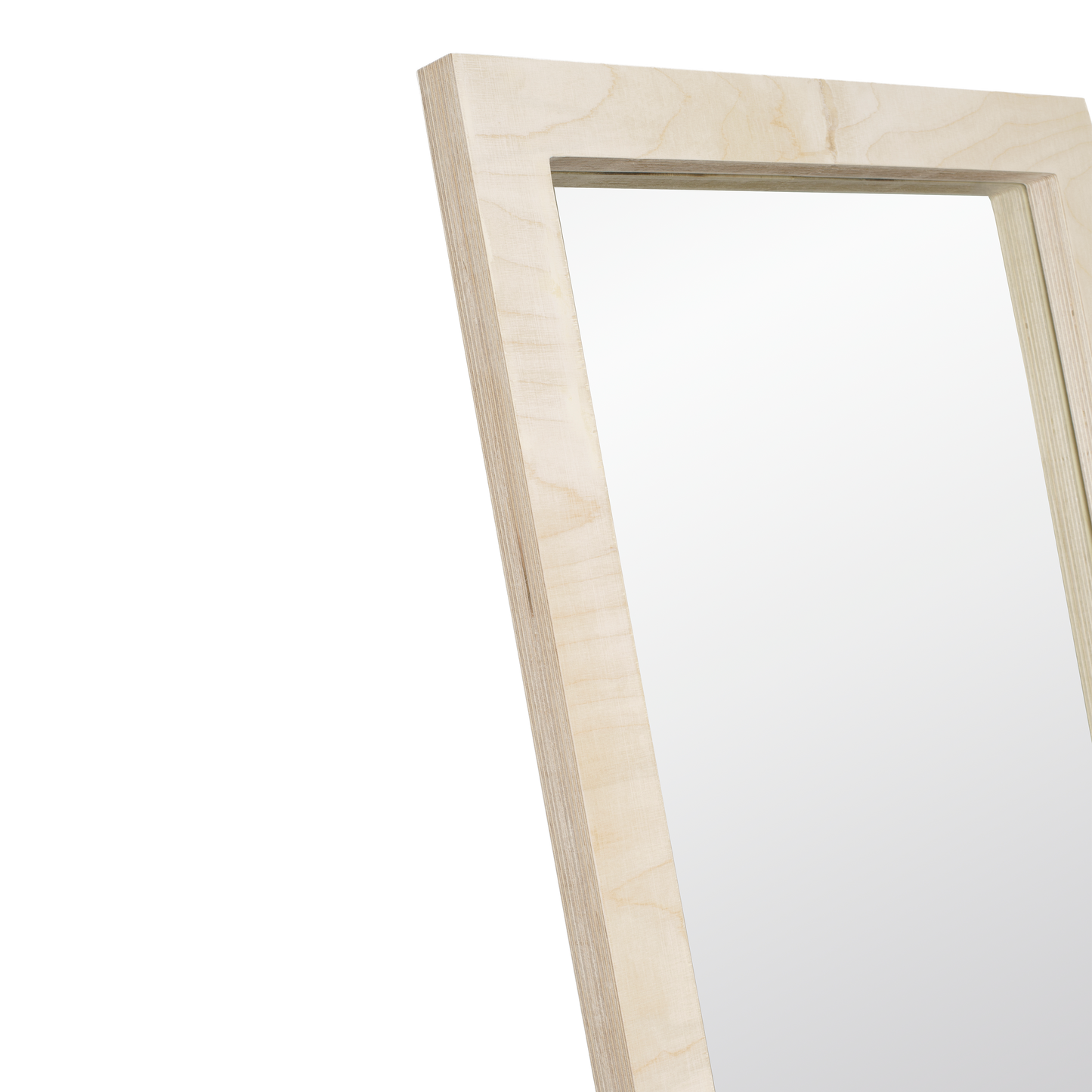 Birch Leaning Floor Mirror