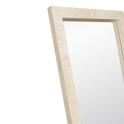Birch Leaning Floor Mirror