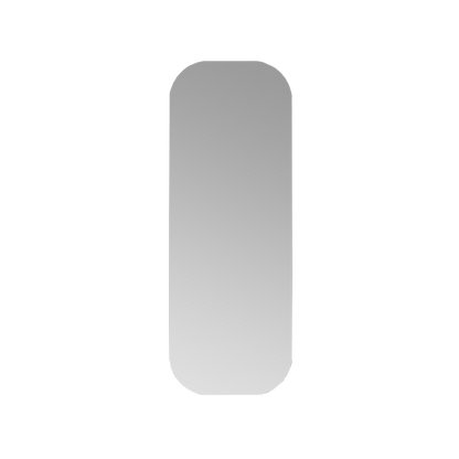 Birch Rounded Rectangle Frameless Mirror