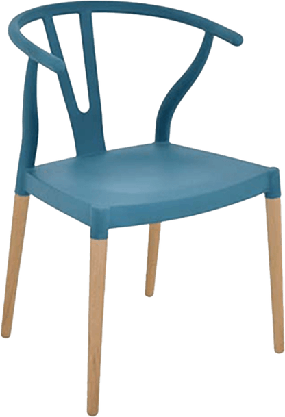 Colourful Wishbone Dining Chair