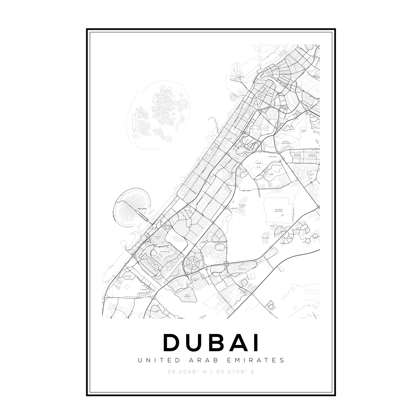 City Maps Dubai