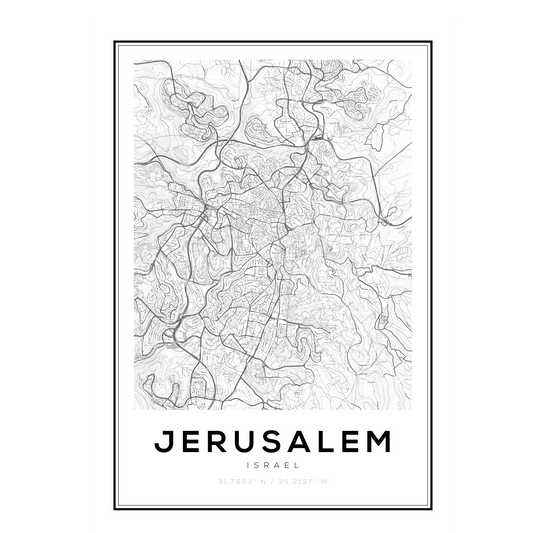 City Maps Jerusalem