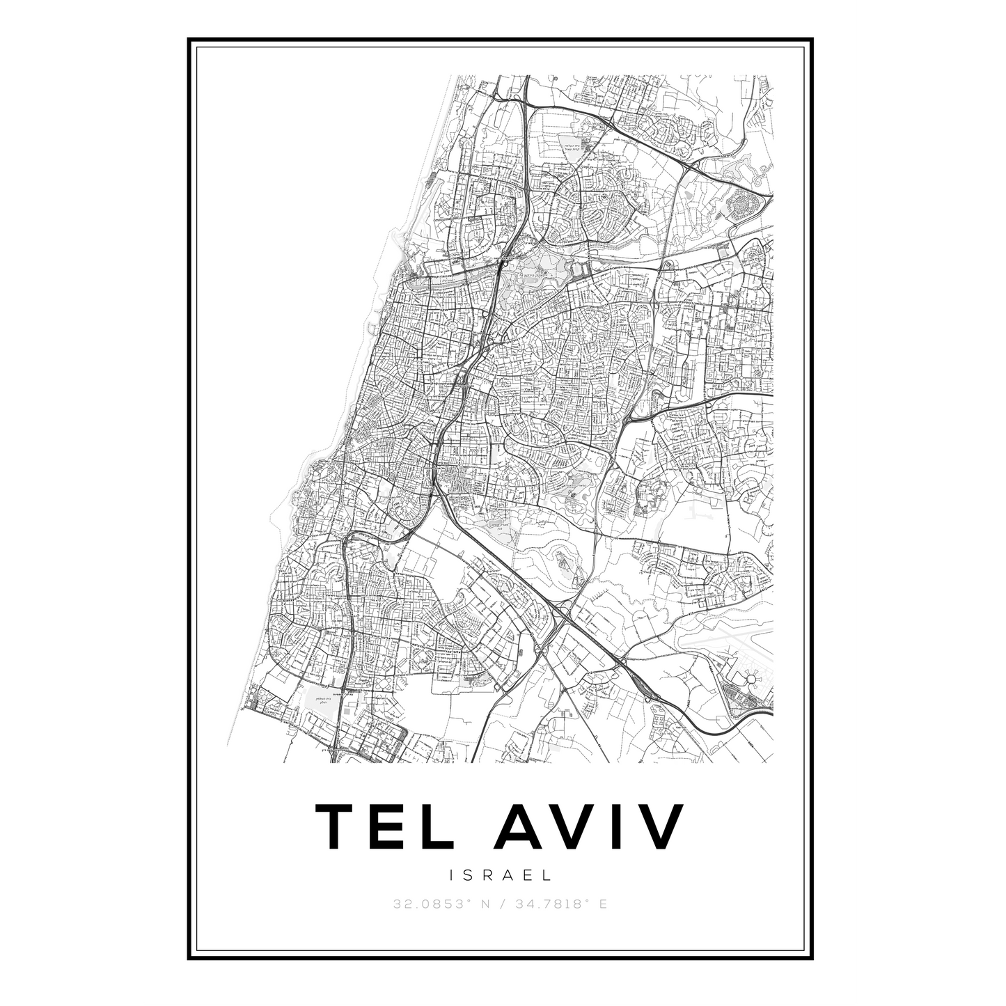 City Maps Tel Aviv