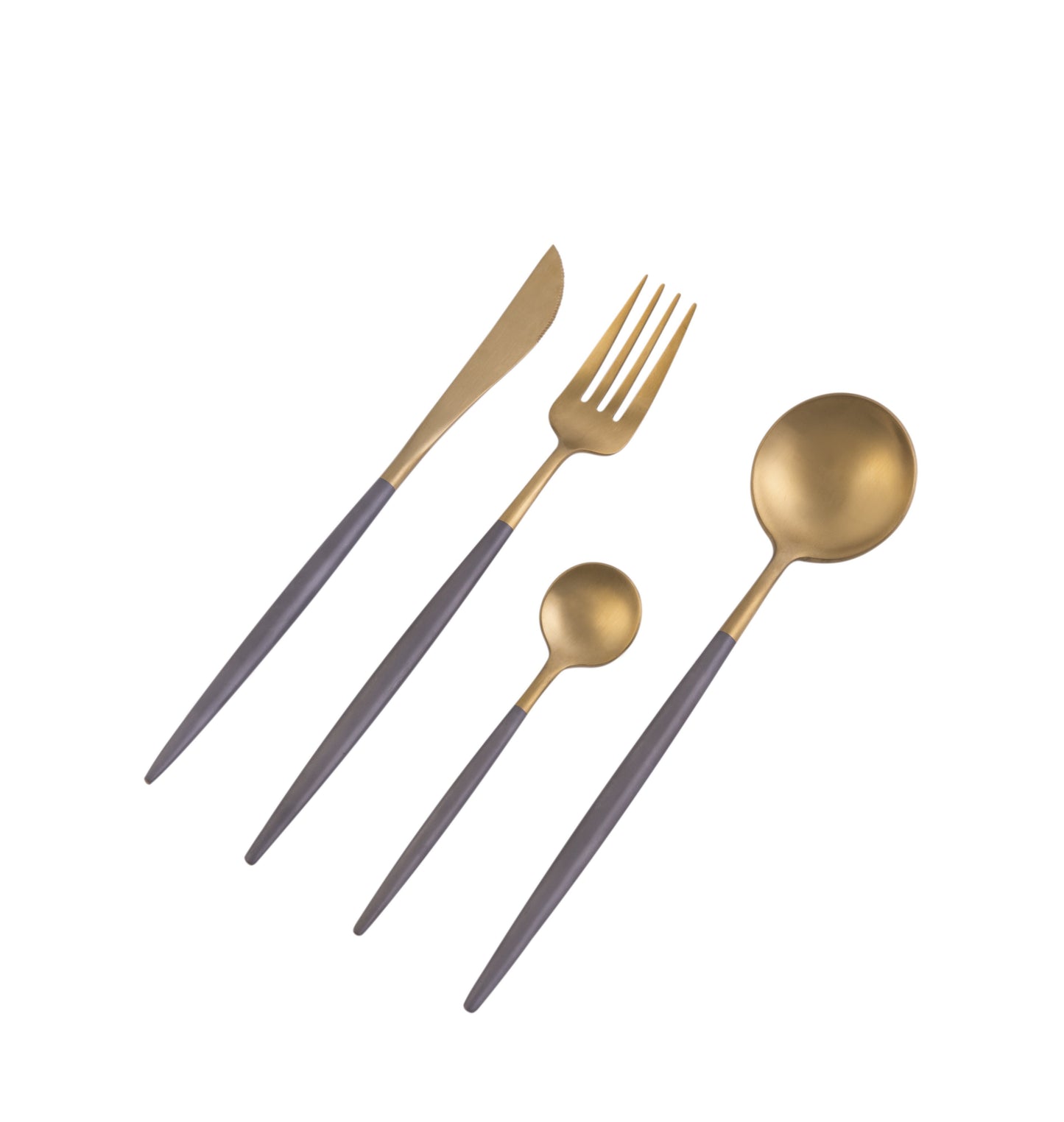 Dubai 16 Piece Cutlery Set - Gold and Grey