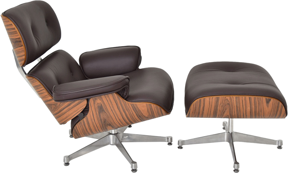 Charles and eames lounge discount chair