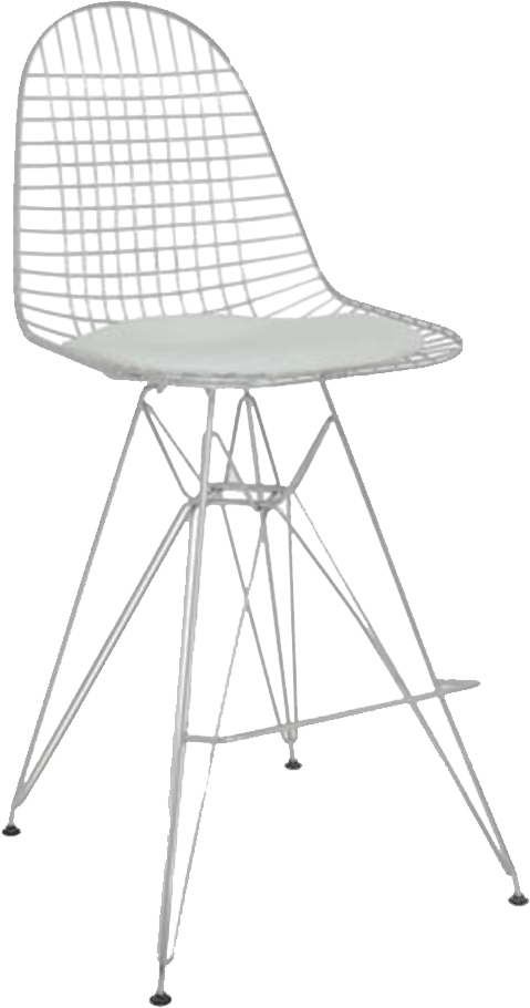 Eames Inspired Wire Bar Stool
