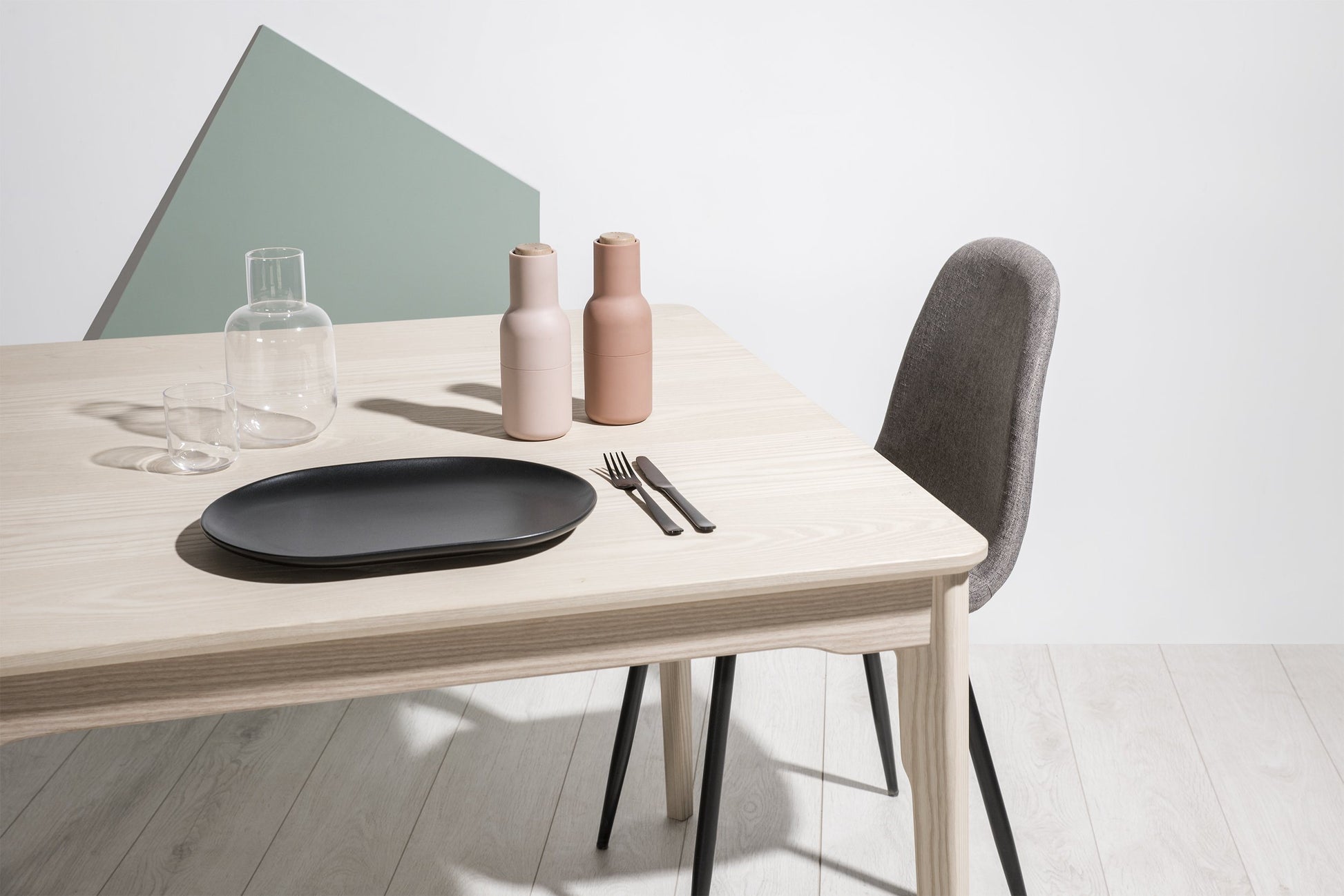 Klip Dining Table Timber Top - Esque
