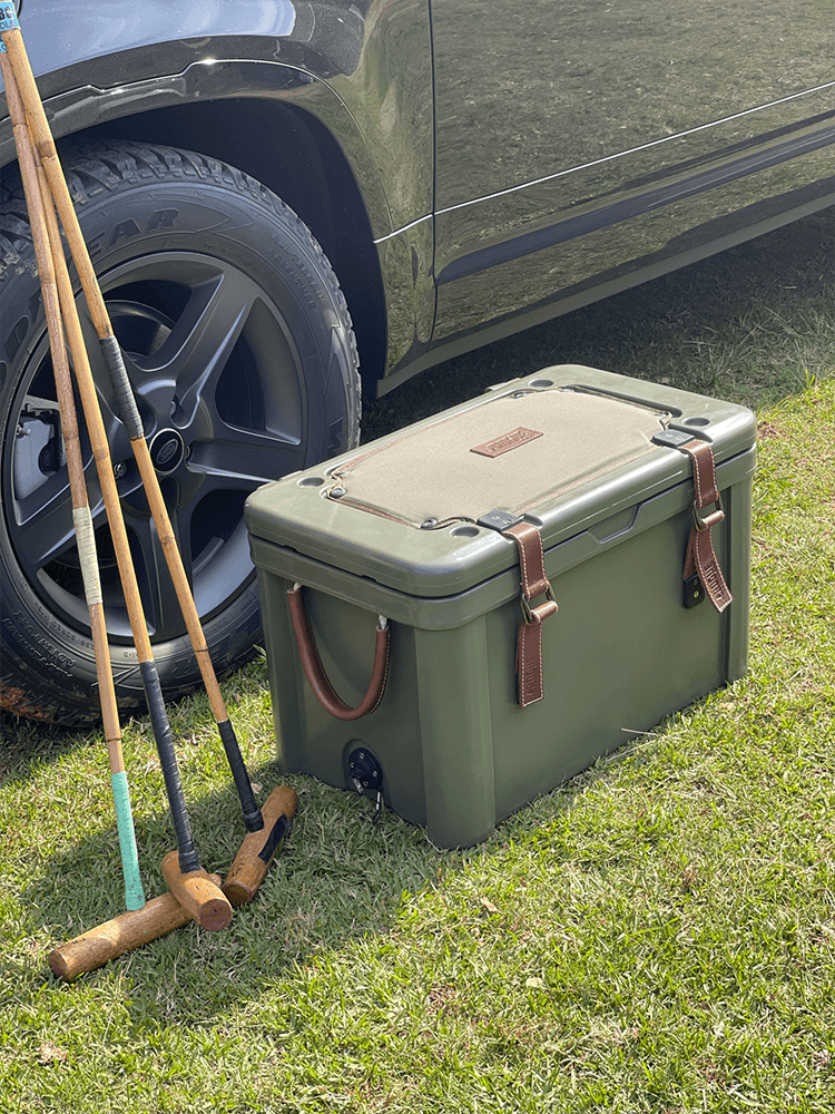 45L Rogue Ice Cooler (canvas seat cover and leather fittings)
