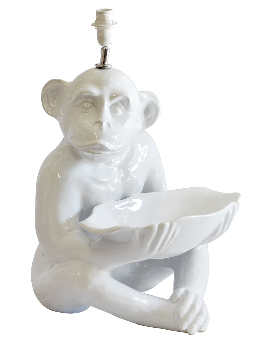 Ceramic Monkey Lamp
